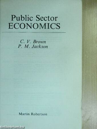 Public Sector Economics