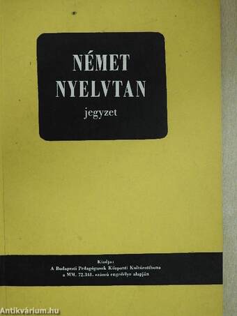 Német nyelvtan