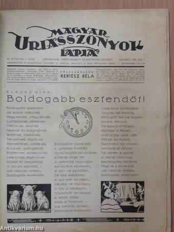 Magyar Uriasszonyok Lapja 1935. (nem teljes évfolyam)