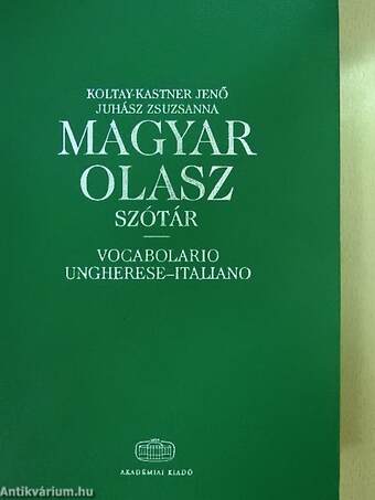 Magyar-olasz szótár - CD-vel