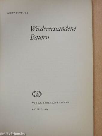 Wiedererstandene Bauten