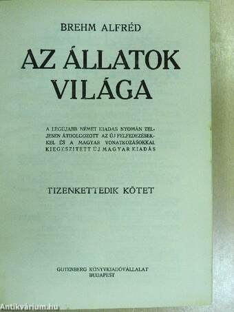 Brehm - Az állatok világa 12.