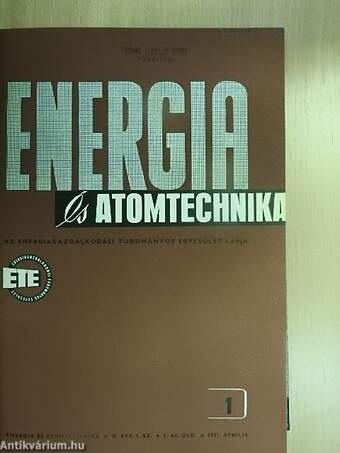 Energia és Atomtechnika 1957. január-december