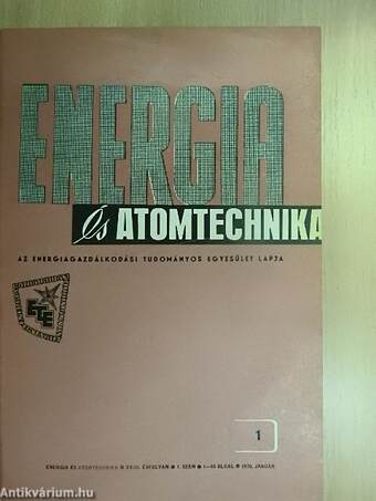Energia és Atomtechnika 1970. január-december