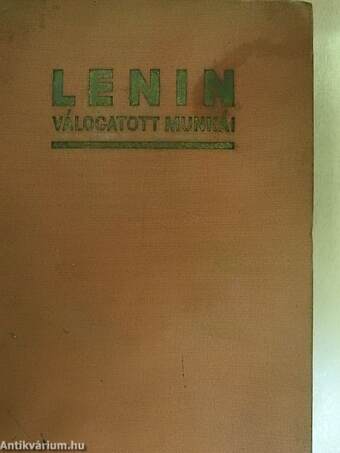 Lenin válogatott munkái IV.