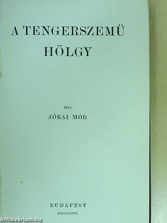 A tengerszemü hölgy