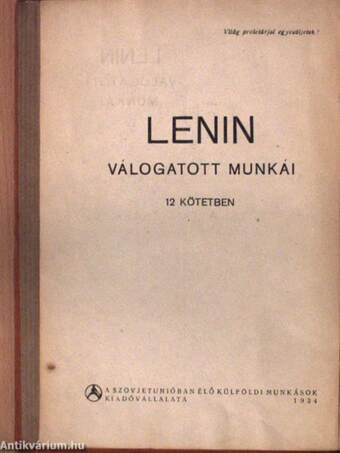 Lenin válogatott munkái IV.