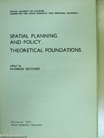 Spatial Planning and Policy