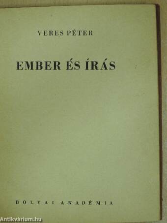 Ember és írás