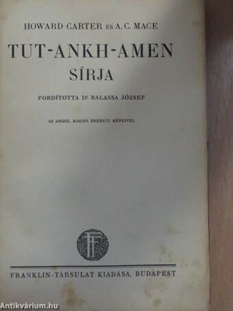 Tut-ankh-Amen sírja