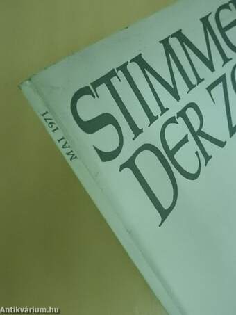 Stimmen der Zeit Mai 1971