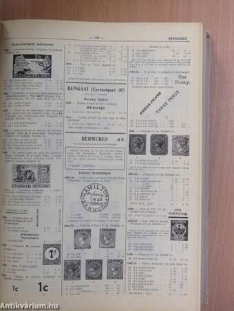 Catalogue de Timbres-Poste III.