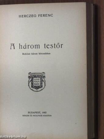 A Dolovai nábob leánya/A három testőr