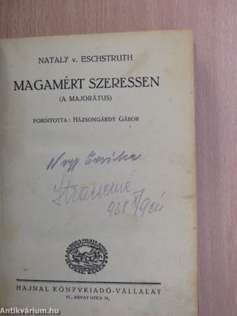 Magamért szeressen