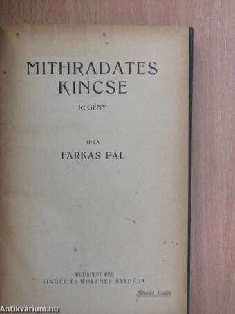 Mithradates kincse