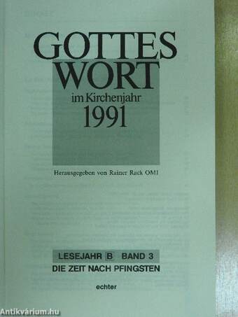 Gottes Wort im Kirchenjahr 1991 B/3