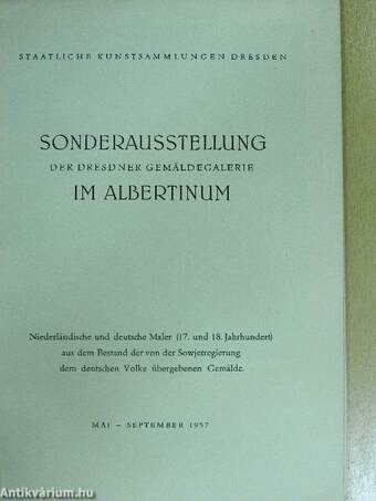 Sonderausstellung der Dresdner Gemäldegalerie im Albertinum