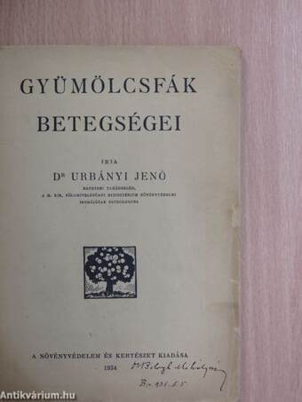 Gyümölcsfák betegségei