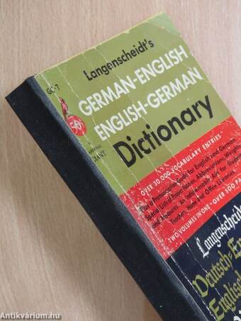 Langenscheidt's German-English/English-German Dictionary/Langenscheidts Deutsch-Englisches/English-Deutsches Wörterbuch