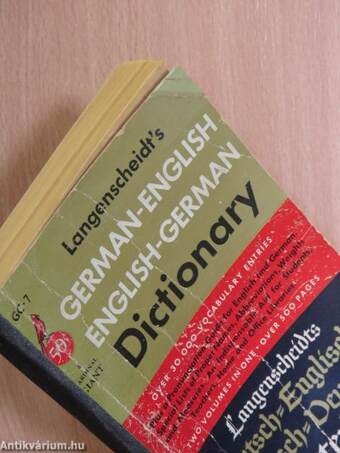 Langenscheidt's German-English/English-German Dictionary/Langenscheidts Deutsch-Englisches/English-Deutsches Wörterbuch