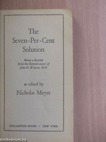 The Seven-per-cent Solution