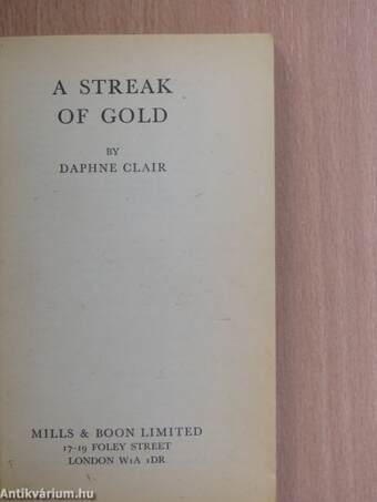 A Streak of Gold