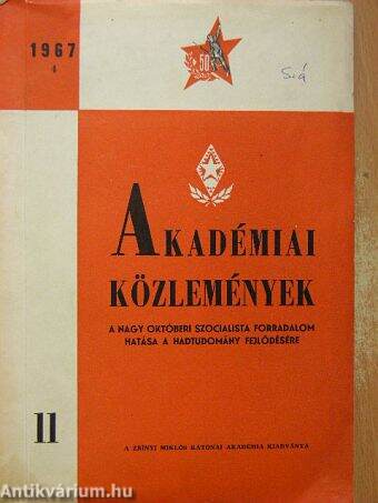 Akadémiai Közlemények 1967/4