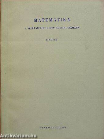 Matematika II.