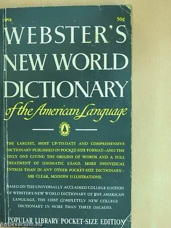 Webster's New World Dictionary of the American Language