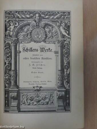 Schillers Werke I-IV. (gótbetűs)