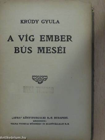 A víg ember bús meséi