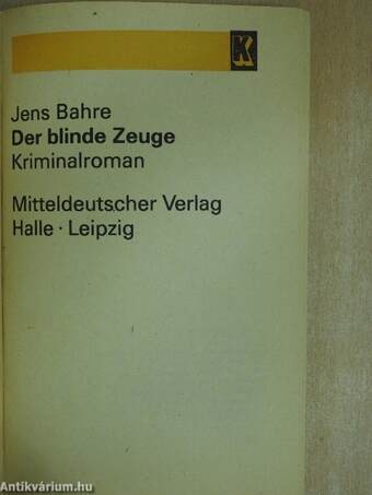 Der blinde Zeuge