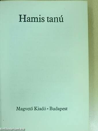 Hamis tanú