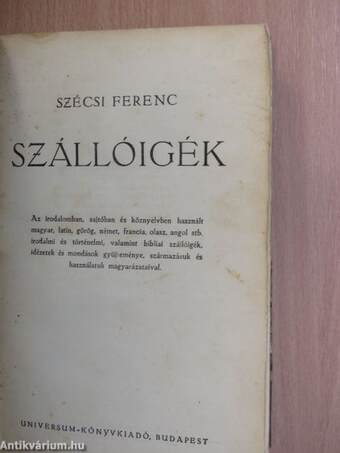 Szállóigék