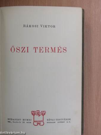 Őszi termés