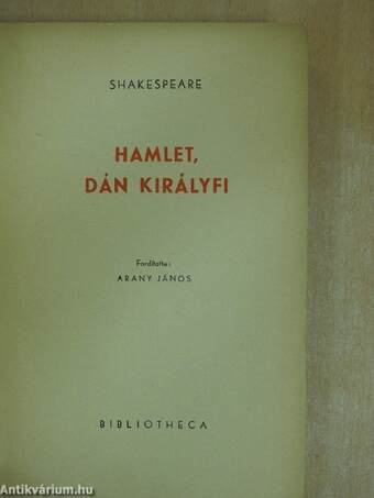 Hamlet, dán királyfi