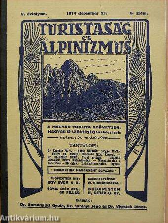 Turistaság és Alpinizmus 1914. december 15.