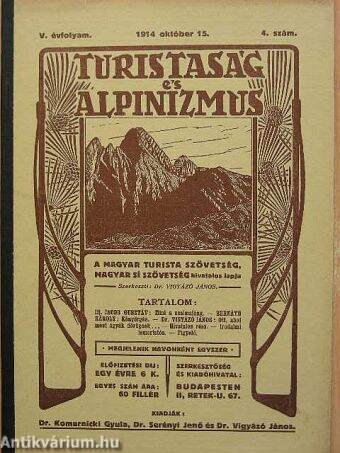 Turistaság és Alpinizmus 1914. október 15.