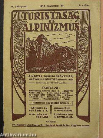 Turistaság és Alpinizmus 1914. november 15.