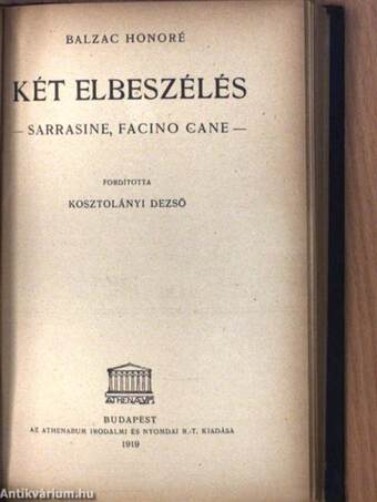 Hét legenda/Álarcos szerelem/Két elbeszélés