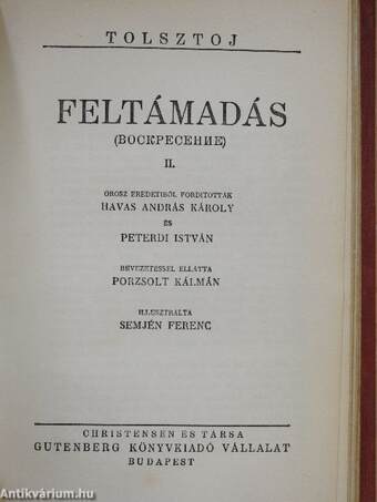 Feltámadás I-IV.