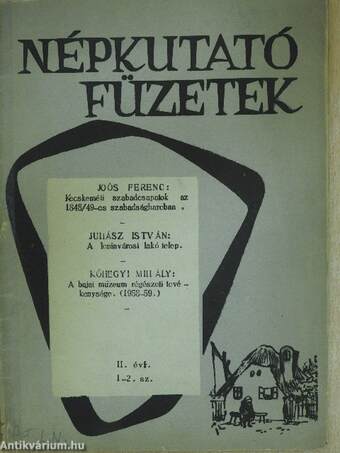 Népkutató füzetek 1962/1-2.