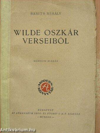 Wilde Oszkár verseiből