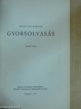 Gyorsolvasás