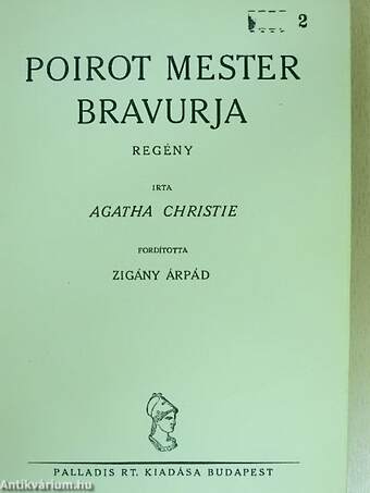 Poirot mester bravurja