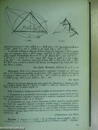 Középiskolai matematikai lapok 1966-1967. (fél évfolyamok)