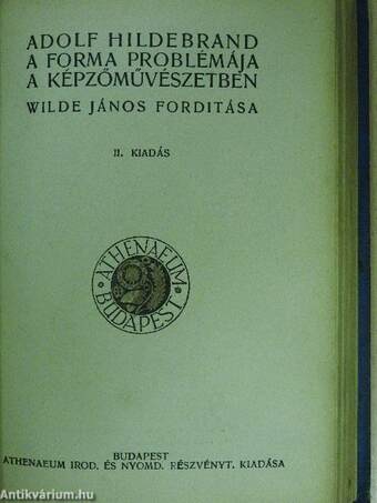 Bevezetés a metafizikába/A forma problémája a képzőművészetben/Nagy emberek/A lelki élet alaptörvényei - Az eszmélet helye a természetben/Jogi napikérdések