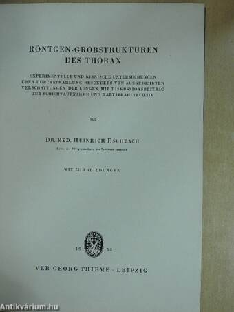 Röntgen-Grobstrukturen des Thorax