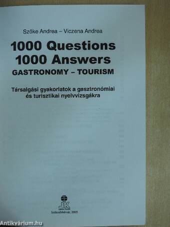 1000 Questions 1000 Answers - Gastronomy/Tourism