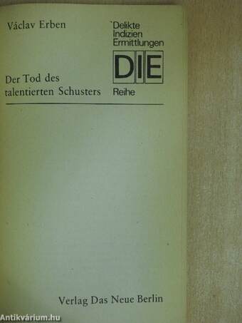 Der Tod des talentierten Schusters